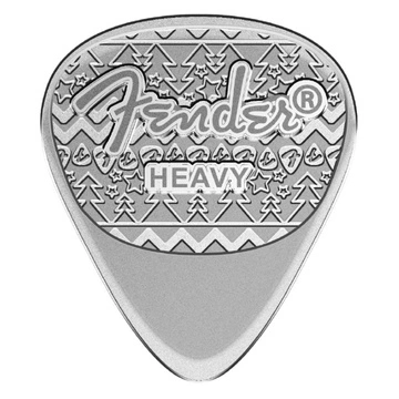 Pamp: Fender Holiday Guitar Pick 9,25 g Srebra 2025 Reverse Proof