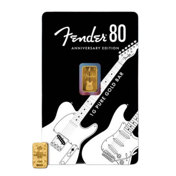 Златно кюлче Pamp: Fender 80th Anniversary 1 грам Злато 2026