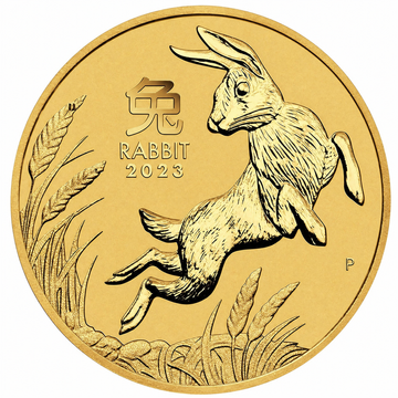  Perth Mint: Lunar III - Rok Królika 1/4 uncji Złota 2023