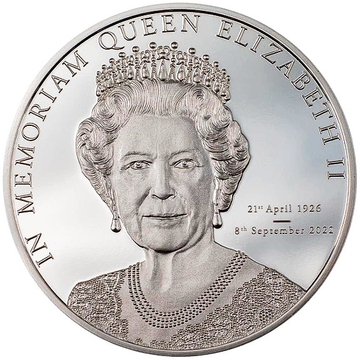 Cook Islands: In Memoriam Queen Elizabeth II 1 uncja Srebra 2022 Proof