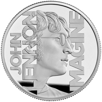 John Lennon 2 uncje Srebra 2025 Proof