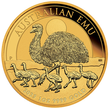 Australijski Emu 1 uncja Złota 2025