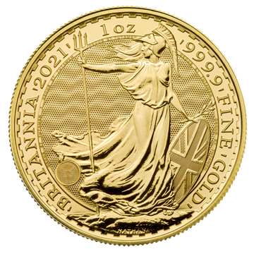 Britannia 1 uncja Złota 2021