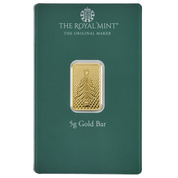 Sztabka Christmas Tree 5 gramów Złota