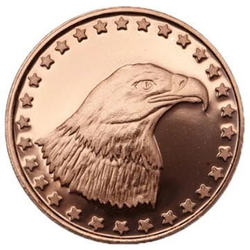 Eagle Head 1 uncja Miedzi