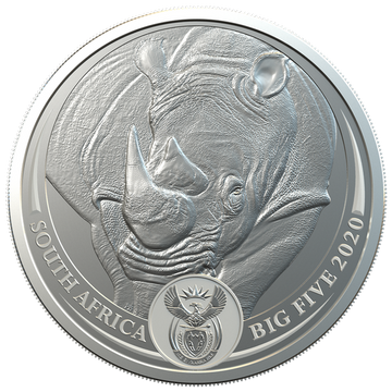 Big Five: Rhino 1 uncja Srebra 2020