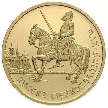 Rycerz ciężkozbrojny 200 zł 2007 Proof