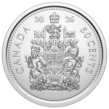 Canada: "Coat of Arms" 50 centów 2026