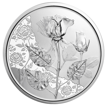 Rose 10 Euro Srebro 2021