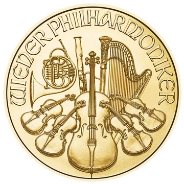 Wiedeński Filharmonik 1/25 uncji Złota 2026