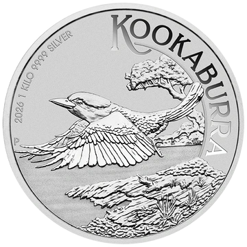 Kookaburra 1000 gramów Srebra 2026