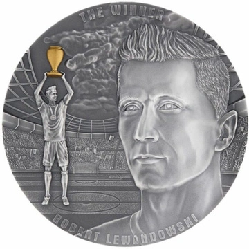 Niue Winner – Robert Lewandowski Road to Dreams 32.15 oz Silver 2022 High Relief