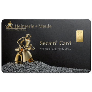 Sztabka Złota 0,5 g Heimerle Meule