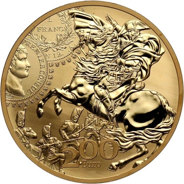 Франция Наполеон Бонапарт 250-годишнина от рождението 1 oz злато 2019 Prooflike