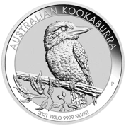 Kookaburra 1000 gramów Srebra 2021