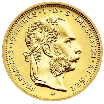 Златна монета Австрия 8 гулдена 1892 НОВО ОТСИЧАНЕ
