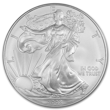 Amerykański Orzeł 1 uncja Srebra 2008