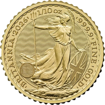 Britannia 1/10 uncji Złota 2026