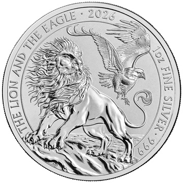 The Lion and The Eagle 1 uncja Srebra 2026