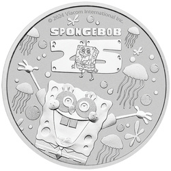 Tuvalu: SpongeBob SquarePants - 25th anniversary 1 oz Silver 2024