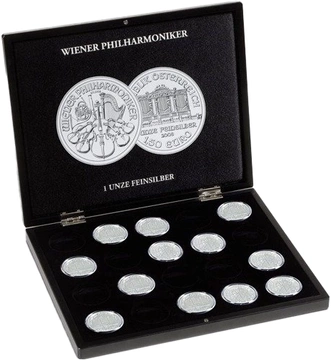 Leuchtturm - Kazeta Vídeňská filharmonie 20 x 1 unce stříbra