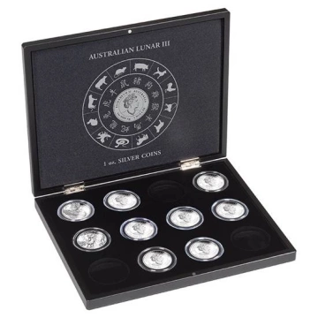 Leuchtturm - Kazeta Lunar III 12 x 1 unce stříbra