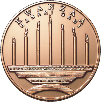 Kwanzaa 1 unce mědi