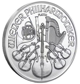 Vídeňský filharmonik 1 unce platiny 2026