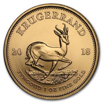 Krugerrand 1 unce zlata 2018