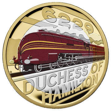 Stříbrná mince Duchess of Hamilton £2 kolorovaná stříbro 2026 Proof Piedfort