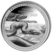 Kongo: Prehistorický život – Titanoboa 1 unce stříbra 2023