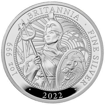 Britannia 1 unce stříbra 2022 Proof