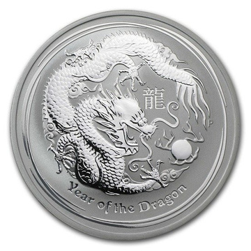 Lunar II: Rok draka 1 unce stříbra 2012