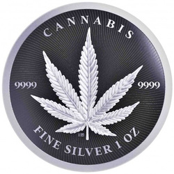 Czad: Cannabis 1 oz Silver 2024 Coin