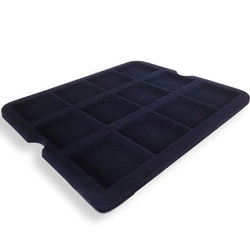 Leuchtturm - Mazzola tray for 12 Quadrum Coin capsules (blue)