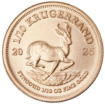 Krugerrand 1/10 unce zlata 2026
