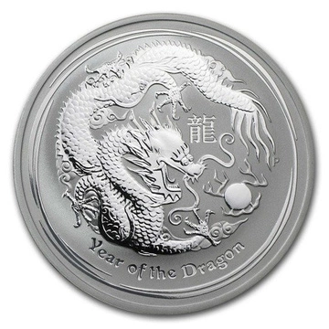 Lunar II: Rok draka 1 unce stříbra 2012