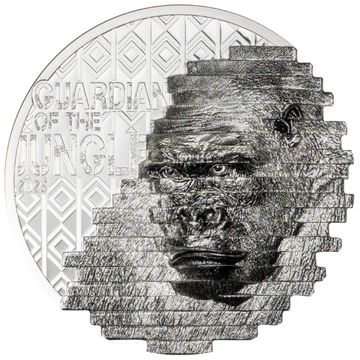 Cook Islands: Reconstruction Gorilla 2 unce stříbra 2025 Proof