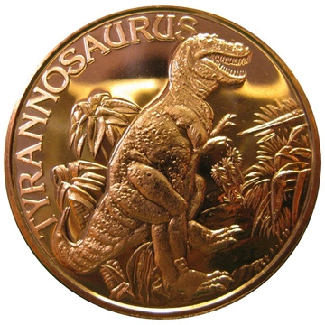 Tyrannosaurus Rex 1 unce mědi