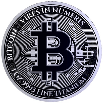 Bitcoin 1 unce Titanu 2026