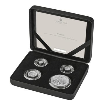 Britannia Four-Coin Silver Set 2025 Reverse Frosted