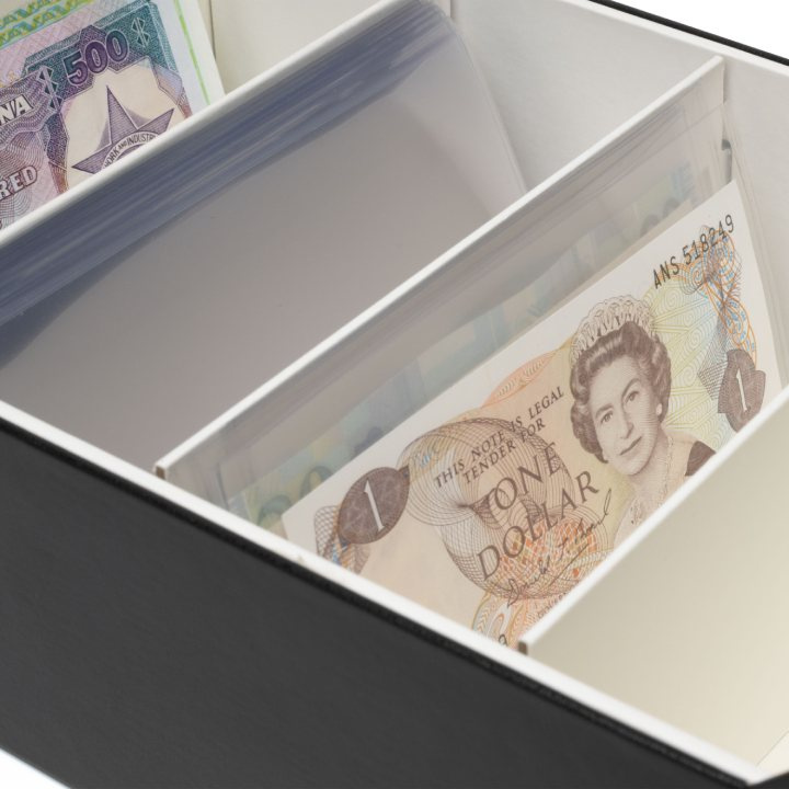 Logik Archivbox Für 40 Goldbarren Im Blister Oder Coin Cards Hochformat Schwarz 4