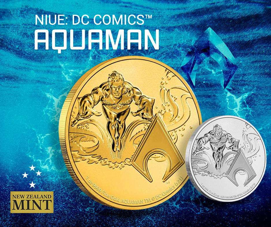 Niue: DC Comics - Aquaman New Zeland Mint