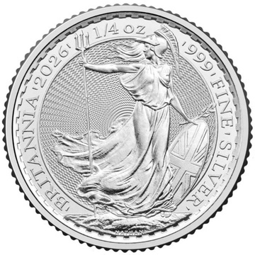 Britannia 1/4 Unze Silber 2026