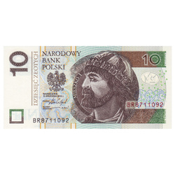 Banknote Poland 10 Zloty (10 PLN) UNC