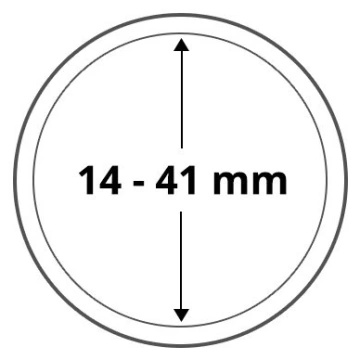 Leuchtturm - Coin Capsule Leuchtturm different sizes (10 pcs.)
