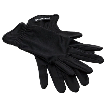 Leuchtturm - Coin gloves made of microfibre S (black)