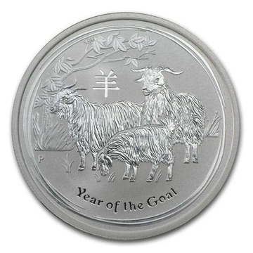 Jahr der Ziege 1 oz Silber 2015