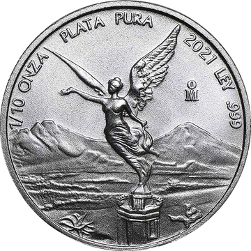 Mexikanische Libertad 1/10 oz Silber 2021