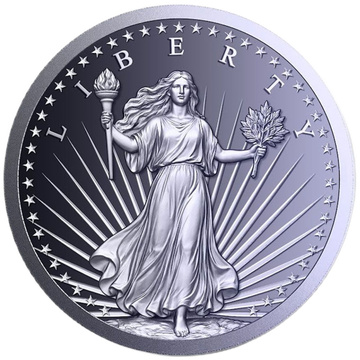 Titanmedaille Saint-Gaudens Double Eagle 1 Unze Titan 2027